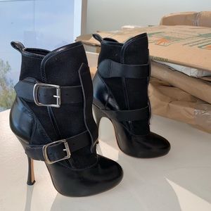Vivienne Westwood Leather Buckle Boot
